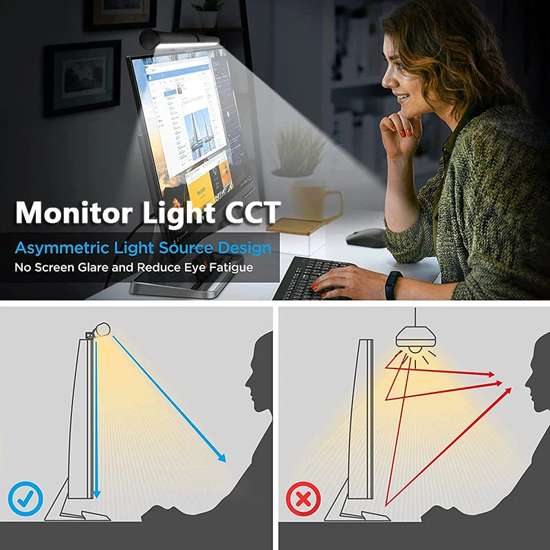 SpectralDesk Anti-Glare RGB Monitor Light Bar