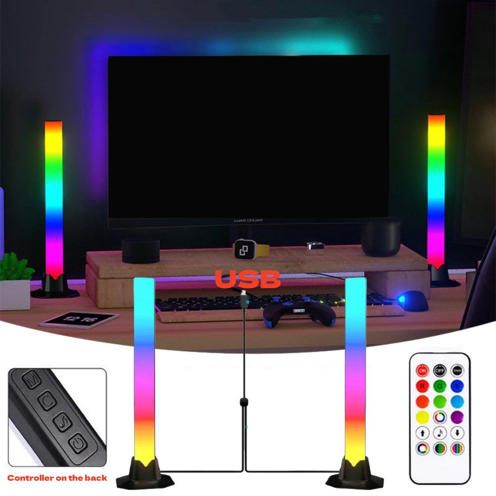SpectralDesk RGBIC Smart Dual LED Light Bars