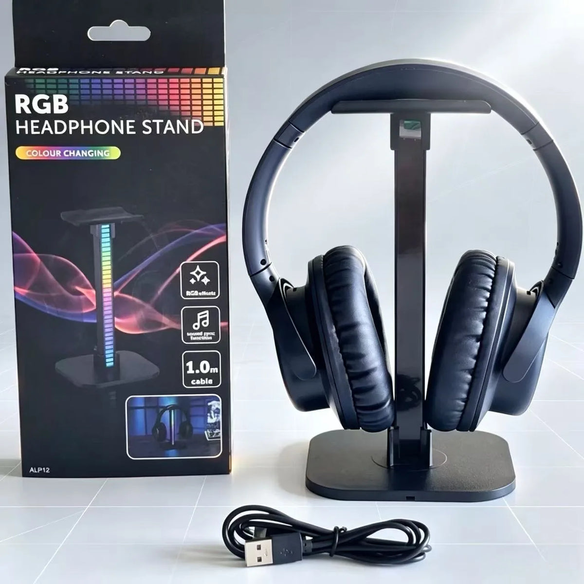 SpectralDesk Rhythm-Sync RGB Headphone Stand